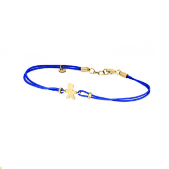 BRACCIALE BIMBO IN ORO SU CORDINO