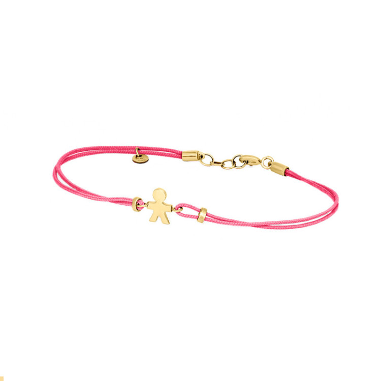 BRACCIALE BIMBO IN ORO SU CORDINO
