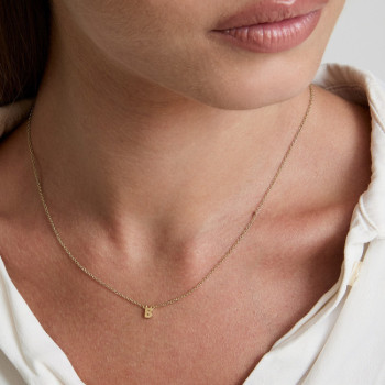 GIROCOLLO IN ORO CON LETTERE