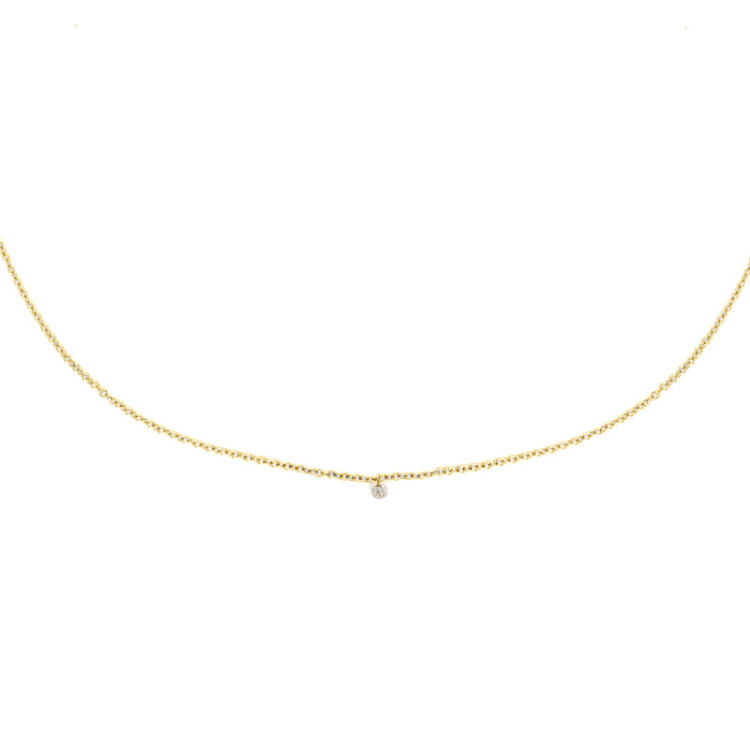 GIROCOLLO IN ORO BRILLANTE FORATO