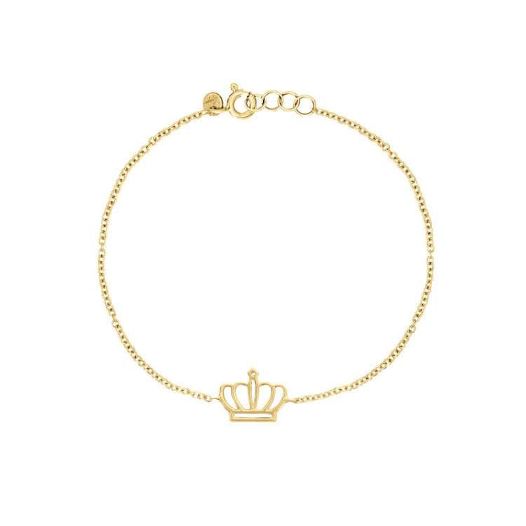 BRACCIALE IN ORO CORONA
