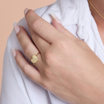 ANELLO IN ORO CUORE