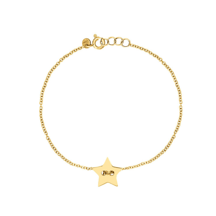 BRACCIALE IN ORO STELLA